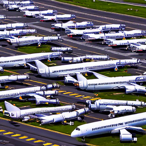 050_Some big commercial planes all parked by each other..png